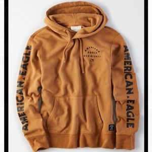 Tan Hoodie (AMERICAN EAGLE)